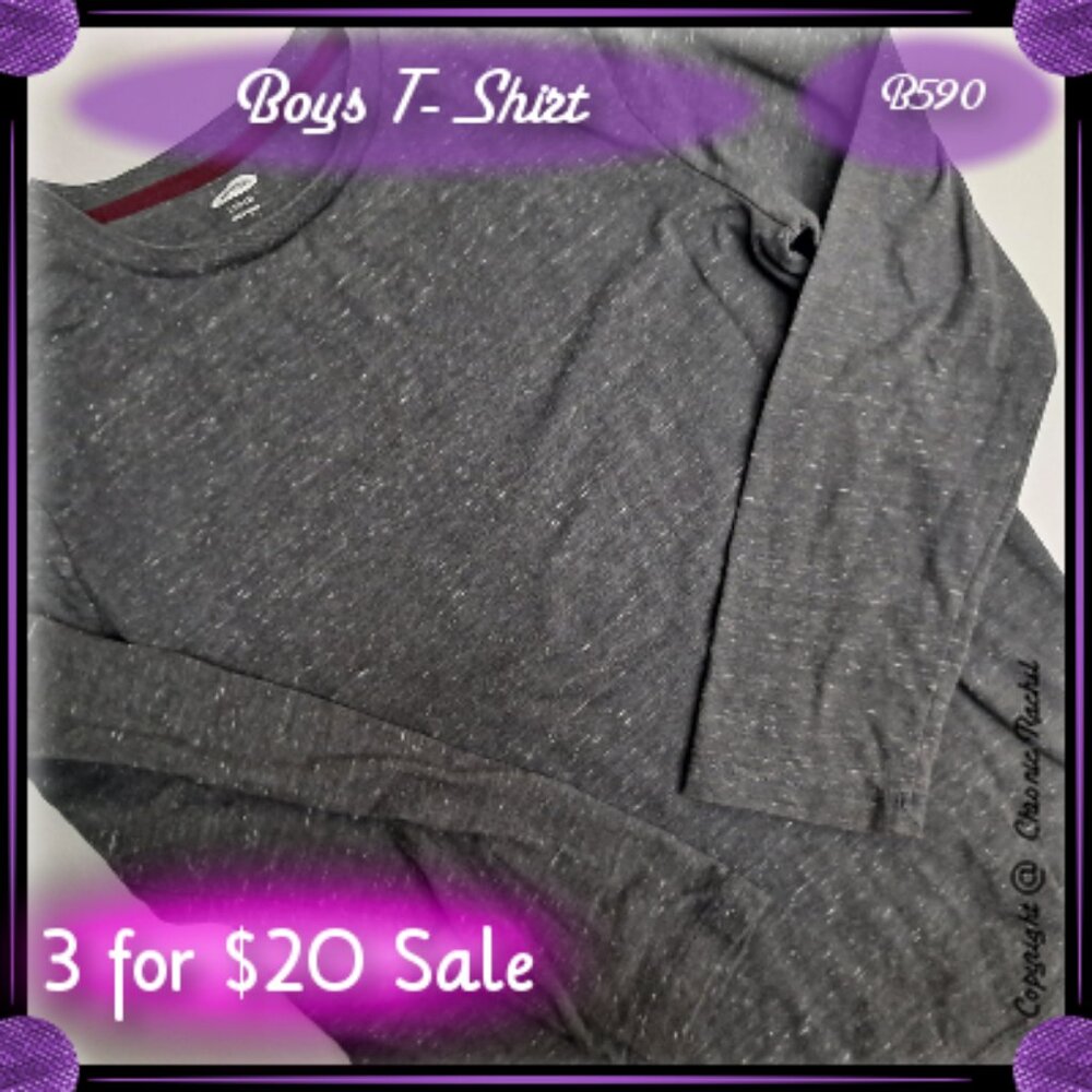 Gray Long-Sleeve Shirt